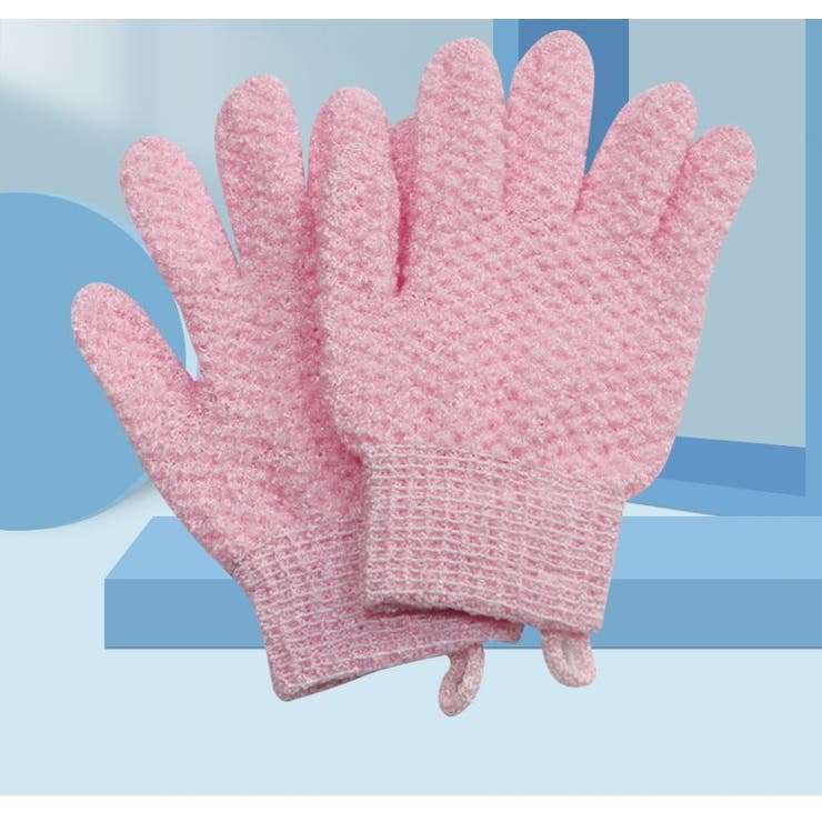 手袋型入浴タオル 同色2個セット お風呂 | PlusNao | 詳細画像5 