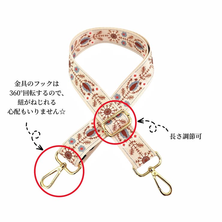 ショルダーストラップ 単品 付け替え | PlusNao | 詳細画像3 