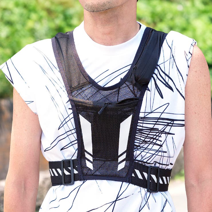 ランニグポーチ ランニングベスト チェストバッグ | PlusNao | 詳細画像13 