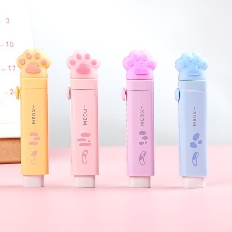 スティック型消しゴム 替えゴム付き 猫 | PlusNao | 詳細画像6 
