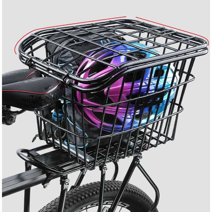 自転車用カゴ リアバスケット 後ろカゴ | PlusNao | 詳細画像2 