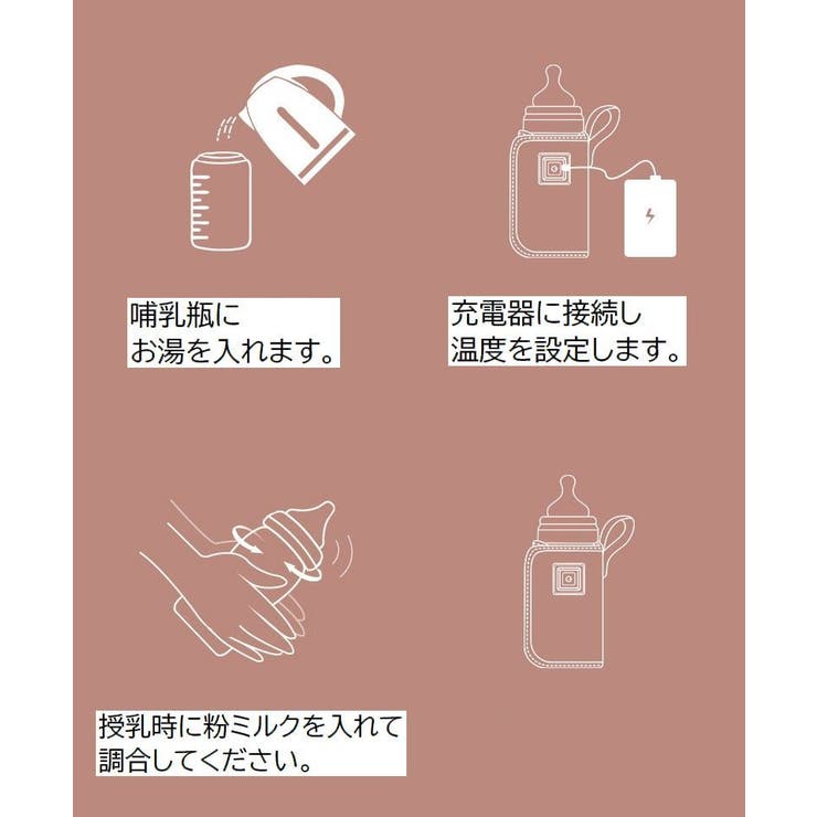 哺乳びんホルダー 哺乳瓶ウォーマー ミルクウォーマー | PlusNao | 詳細画像7 