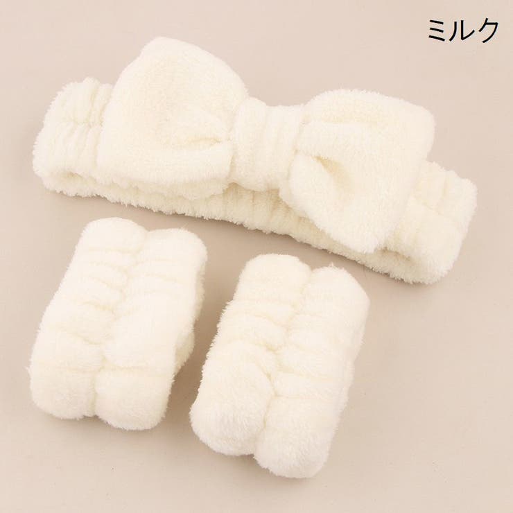 洗顔用ヘアバンド リストバンド 3点セット | PlusNao | 詳細画像3 