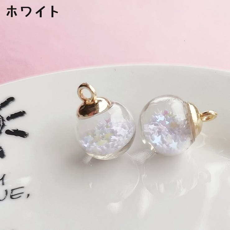 ガラスドームチャーム 4個セット アクサセリーパーツ | PlusNao | 詳細画像12 