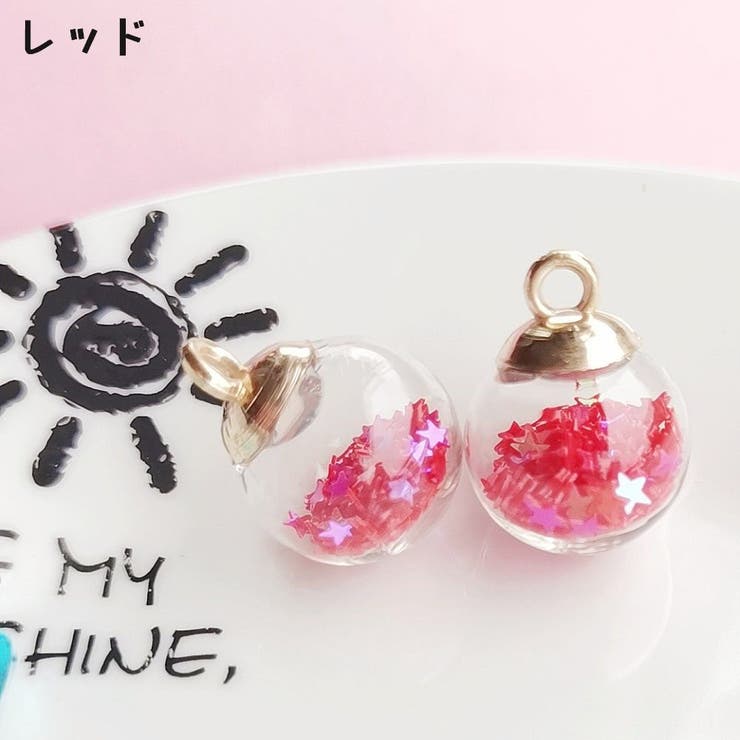 ガラスドームチャーム 4個セット アクサセリーパーツ | PlusNao | 詳細画像4 