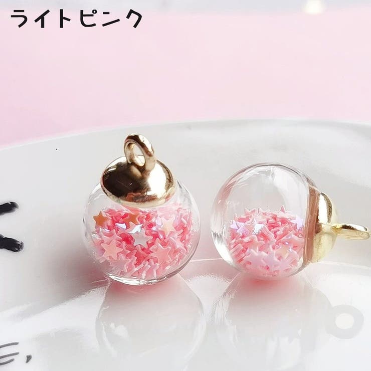 ガラスドームチャーム 4個セット アクサセリーパーツ | PlusNao | 詳細画像5 