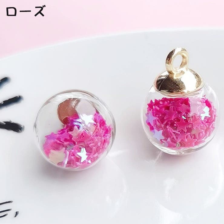 ガラスドームチャーム 4個セット アクサセリーパーツ | PlusNao | 詳細画像6 