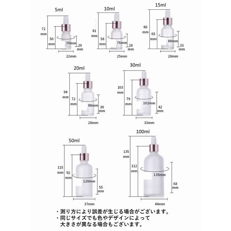 スポイトボトルグラス 詰替容器 半透明 | PlusNao | 詳細画像15 