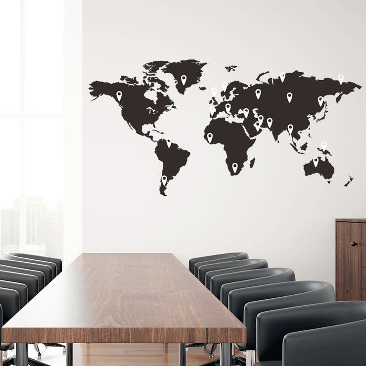 ウォールステッカー ウォールシール 世界地図 | PlusNao | 詳細画像5 