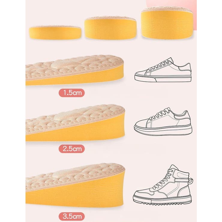 シークレットインソール レディース メンズ | PlusNao | 詳細画像20 