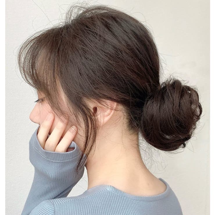 お団子ウィッグ ヘアゴム ウィッグゴム | PlusNao | 詳細画像2 