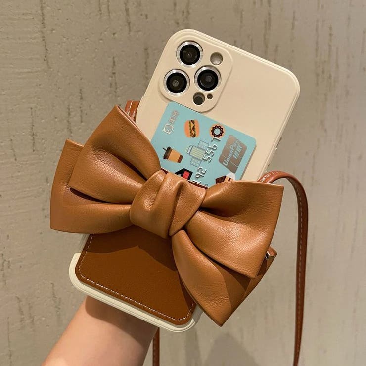 iPhoneケース ストラップ付き リボン | PlusNao | 詳細画像6 