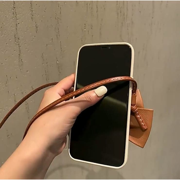iPhoneケース ストラップ付き リボン | PlusNao | 詳細画像9 