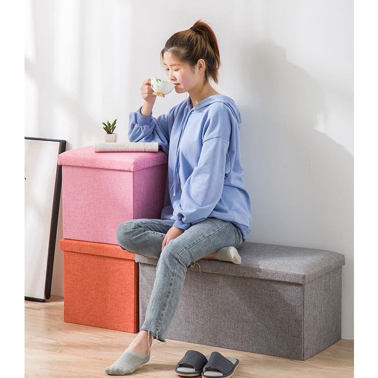 収納スツール スツールボックス 収納ボックス | PlusNao | 詳細画像3 