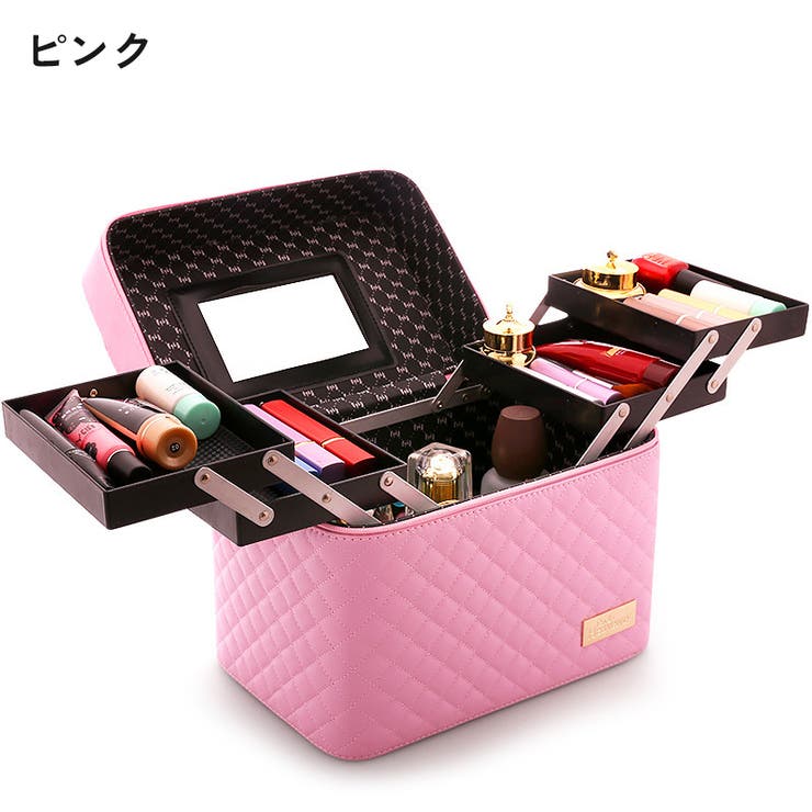メイクボックス バニティバッグ 収納ケース | PlusNao | 詳細画像4 