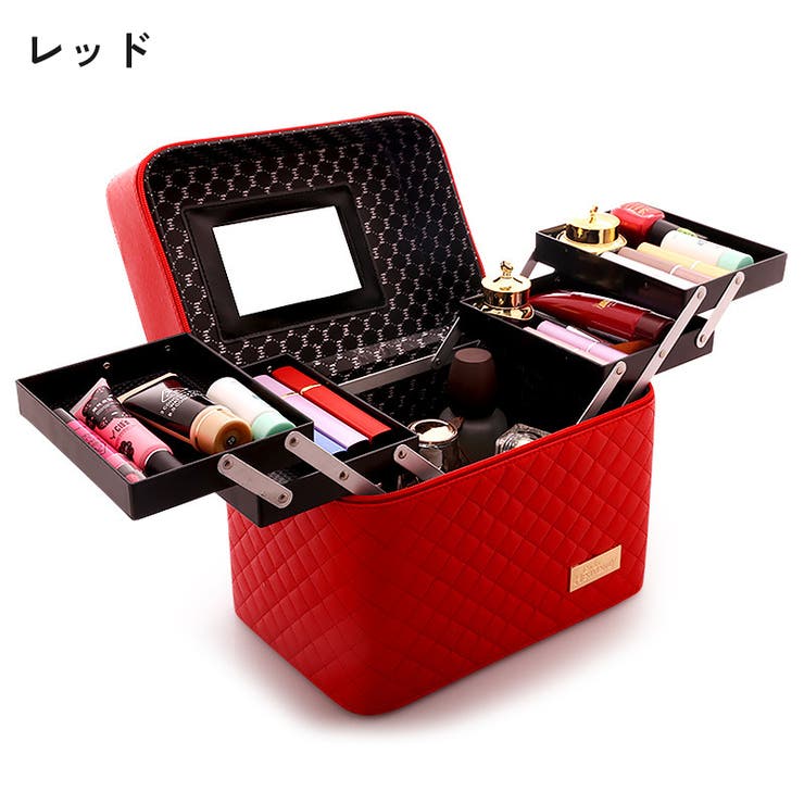 メイクボックス バニティバッグ 収納ケース | PlusNao | 詳細画像5 