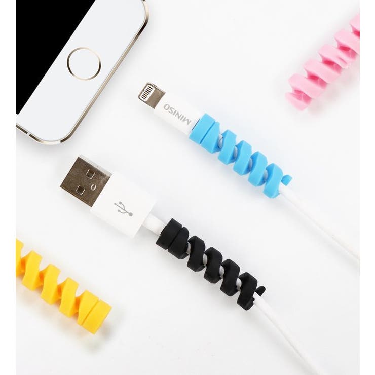 ケーブル保護カバー 同色4個セット プロテクター | PlusNao | 詳細画像2 