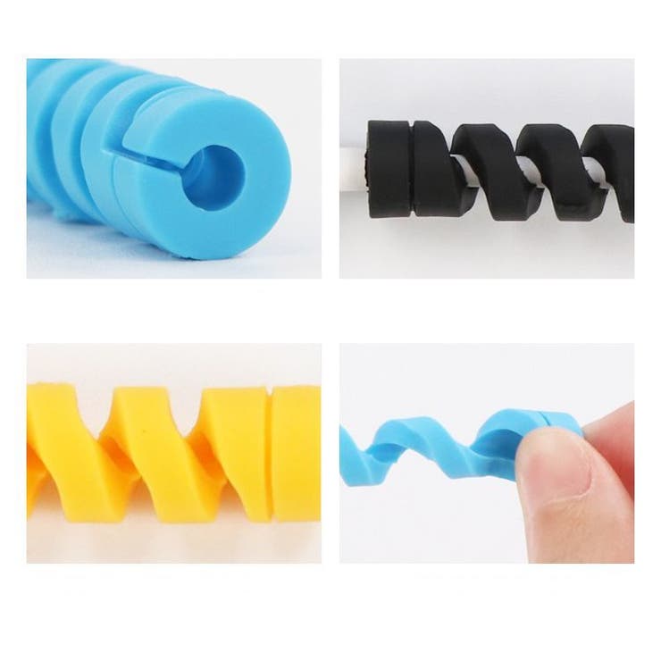 ケーブル保護カバー 同色4個セット プロテクター | PlusNao | 詳細画像8 