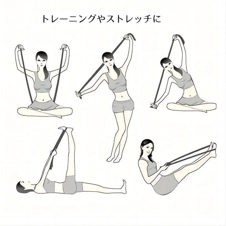 エクササイズバンド トレーニングチューブ ループ | PlusNao | 詳細画像2 
