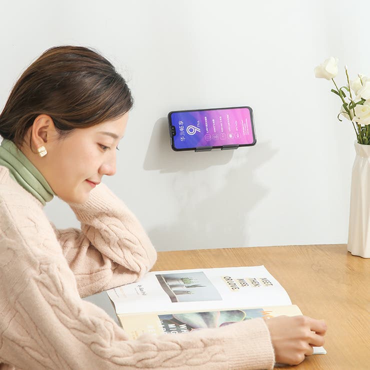 壁掛けスマホスタンド スマホスタンド キックスタンド | PlusNao | 詳細画像3 