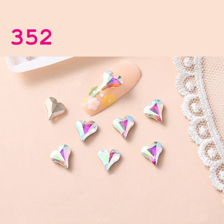 ネイルパーツ 20個セット ハート型 | PlusNao | 詳細画像15 