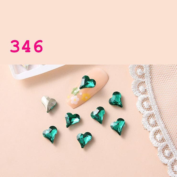 ネイルパーツ 20個セット ハート型 | PlusNao | 詳細画像9 
