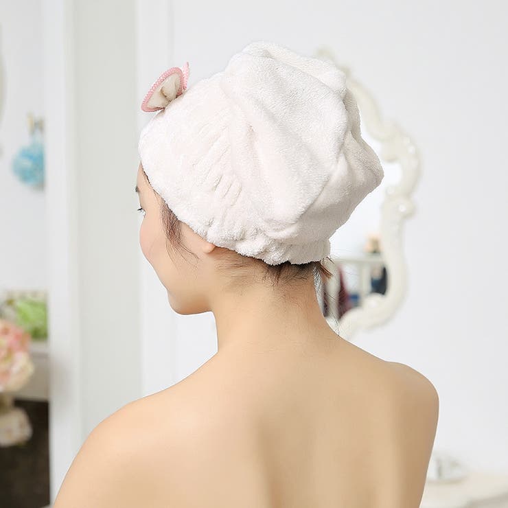 タオルキャップ ヘアキャップ ヘアターバン | PlusNao | 詳細画像10 
