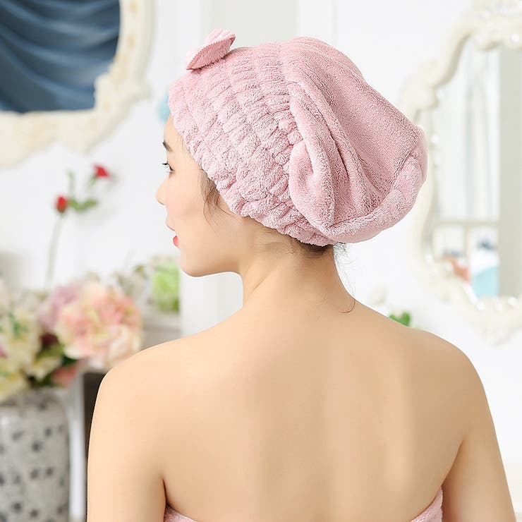 タオルキャップ ヘアキャップ ヘアターバン | PlusNao | 詳細画像3 