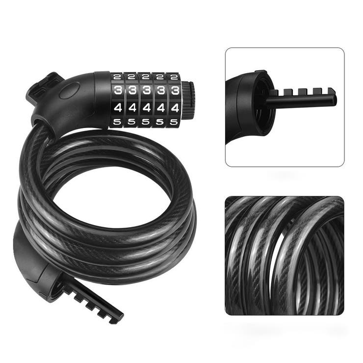 ワイヤーロック ケーブルロック ダイヤル式 | PlusNao | 詳細画像4 
