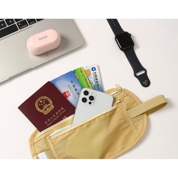 セキュリティポーチ ウエストポーチ シークレットポーチ | PlusNao | 詳細画像3 