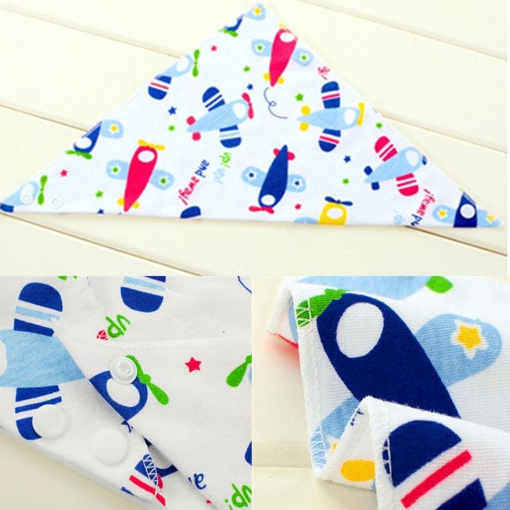 バンダナスタイ ベビースタイ 3枚SET | PlusNao | 詳細画像8 