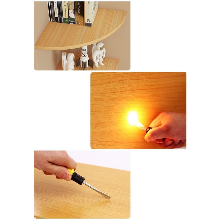 ウォールラック コーナーシェルフ 棚板のみ | PlusNao | 詳細画像8 