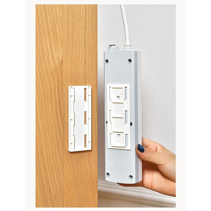 電源タップホルダー 5個セット スライド式 | PlusNao | 詳細画像4 