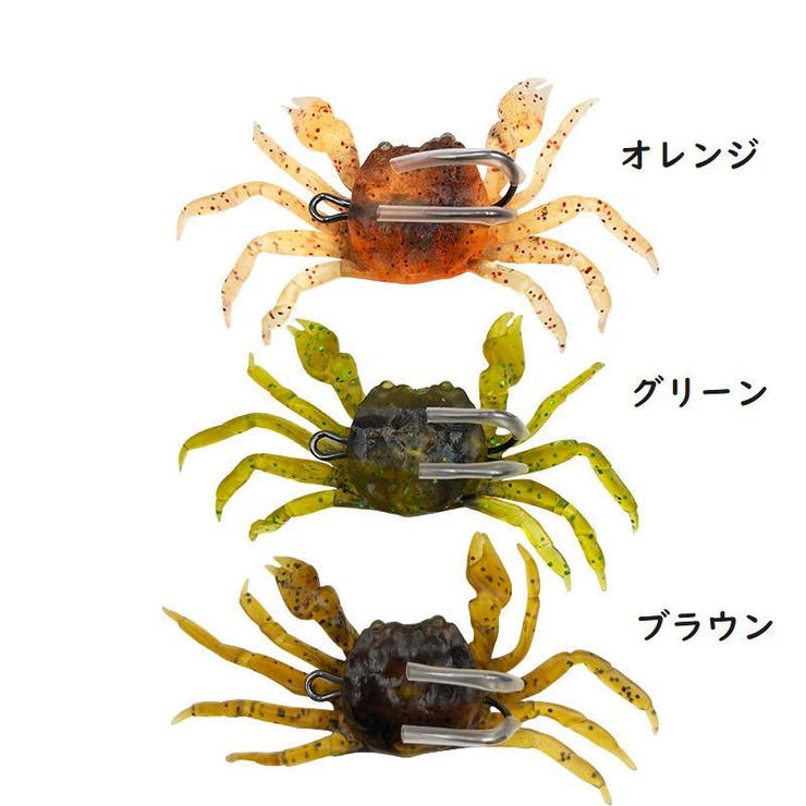 ソフトルアー 釣り用品 カニワーム | PlusNao | 詳細画像8 