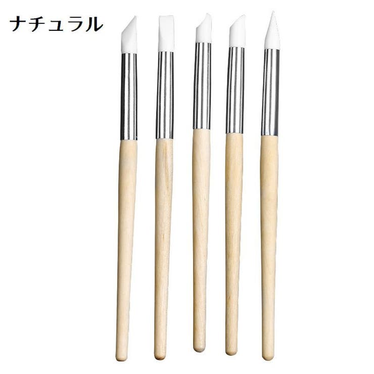 ネイルブラシ シリコンブラシ 5本セット | PlusNao | 詳細画像4 