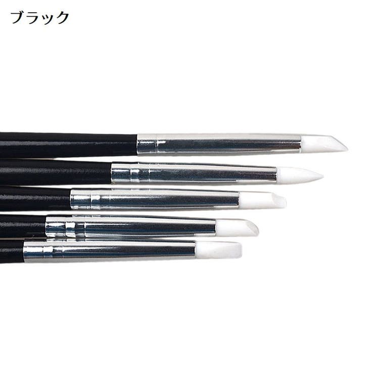 ネイルブラシ シリコンブラシ 5本セット | PlusNao | 詳細画像5 