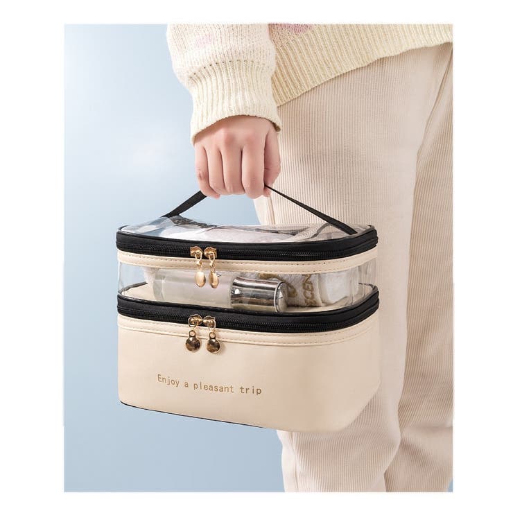 化粧ポーチ バニティポーチ メイクポーチ | PlusNao | 詳細画像2 