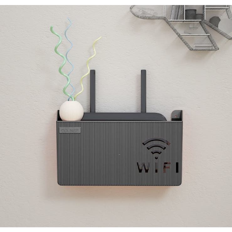 ルーター収納ボックス ケーブルボックス Wifi機器収納ボックス | PlusNao | 詳細画像4 