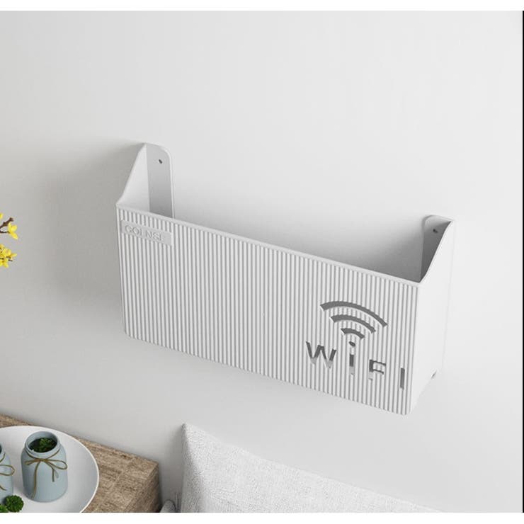 ルーター収納ボックス Wifi機器収納ボックス ケーブルボックス | PlusNao | 詳細画像11 