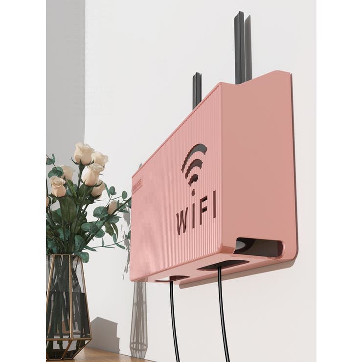 ルーター収納ボックス Wifi機器収納ボックス ケーブルボックス | PlusNao | 詳細画像9 