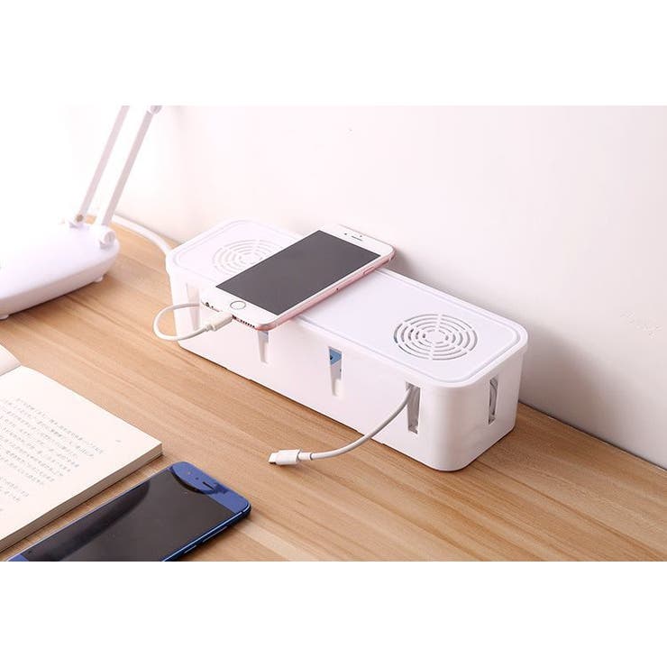 ケーブルボックス 電源タップ収納ボックス タップボックス | PlusNao | 詳細画像6 