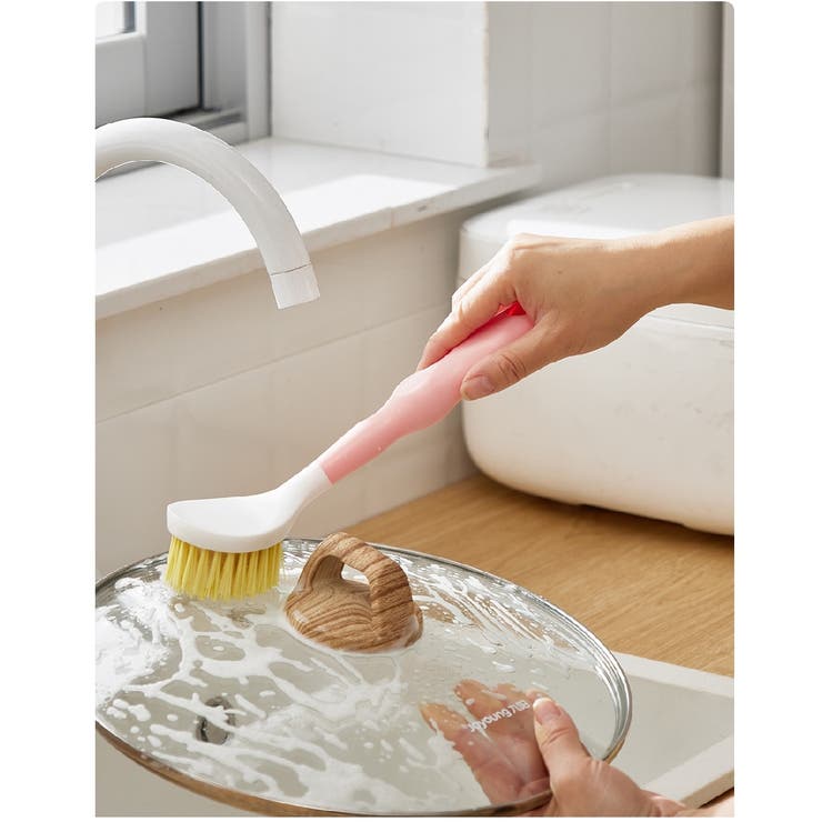 柄付ブラシ キッチンブラシ 食器洗いブラシ | PlusNao | 詳細画像4 