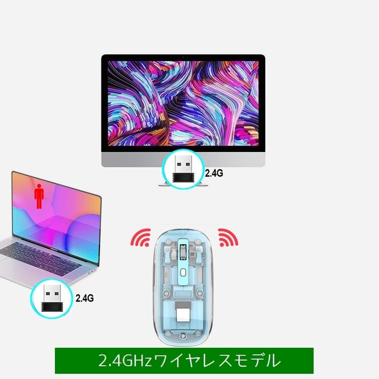 ワイヤレスマウス 無線 ワイヤレス | PlusNao | 詳細画像8 