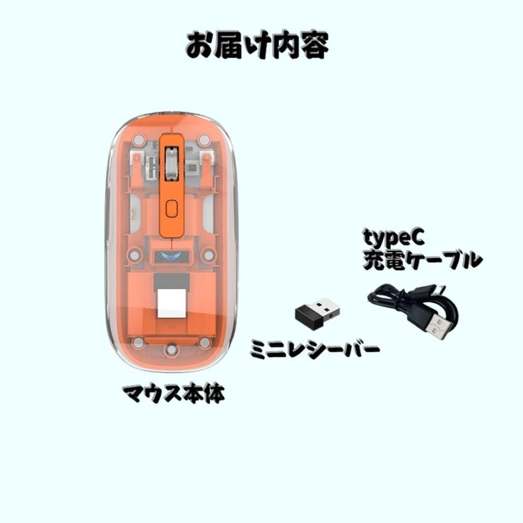 ワイヤレスマウス 無線 ワイヤレス | PlusNao | 詳細画像9 