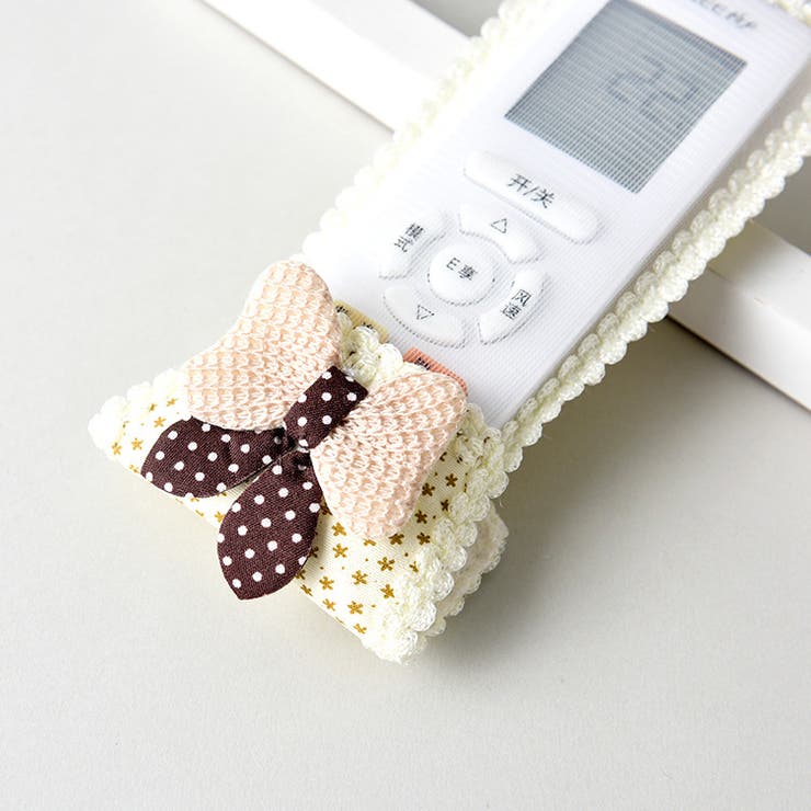 リモコンカバー 同色同サイズ2個セット かわいい マジックテープ