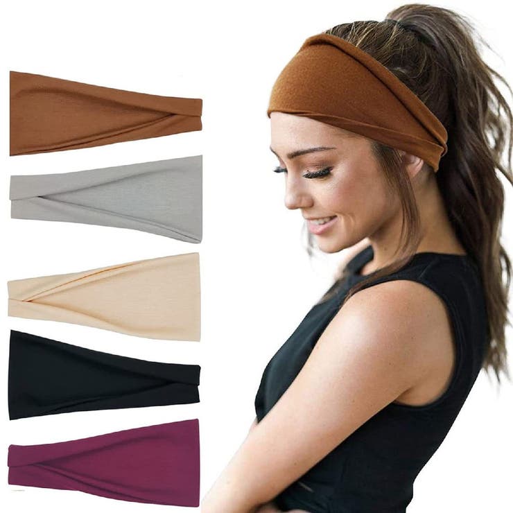 スポーツ用ヘアバンド ヘッドバンド レディース | PlusNao | 詳細画像2 