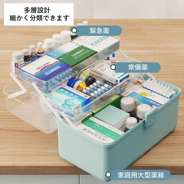 薬箱 救急箱 大容量 | PlusNao | 詳細画像8 