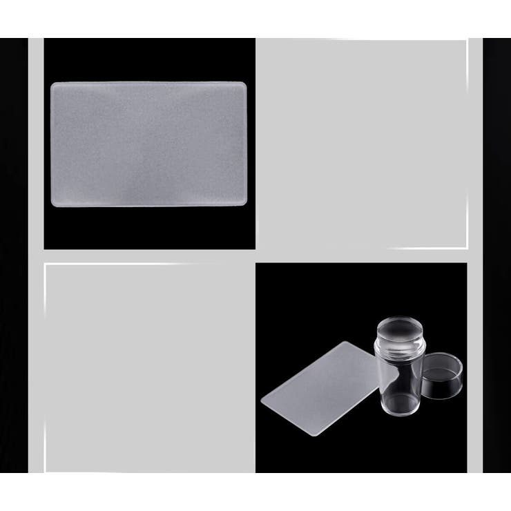 ネイルスタンプ シリコンスタンプ スクレーパー付き | PlusNao | 詳細画像10 