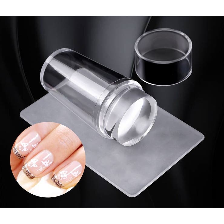 ネイルスタンプ シリコンスタンプ スクレーパー付き | PlusNao | 詳細画像5 