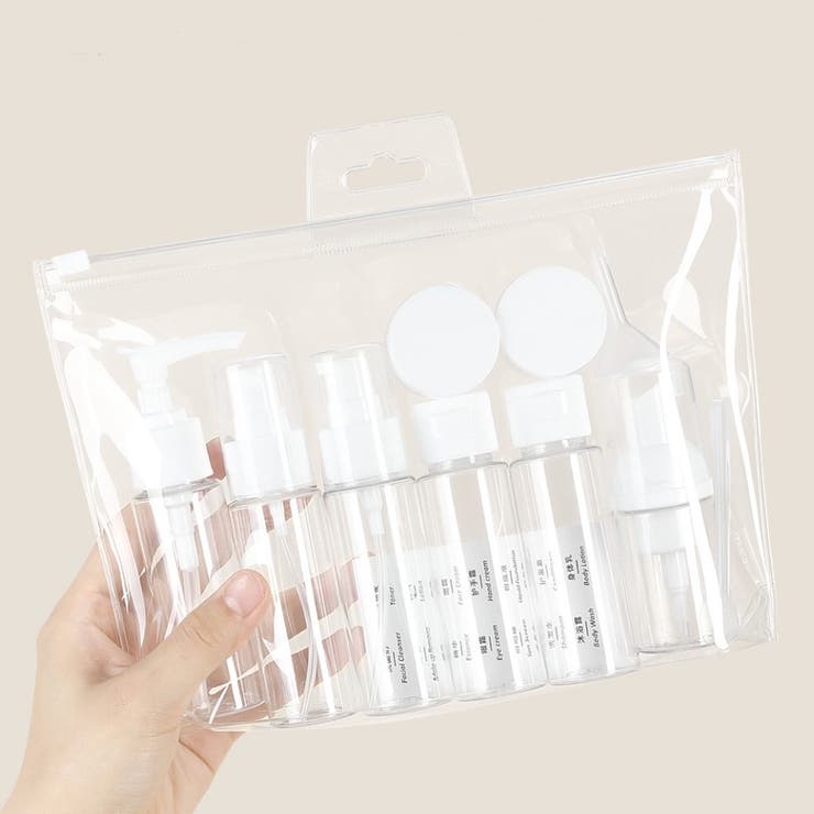 トラベルボトル 11点セット クリアポーチ付き | PlusNao | 詳細画像4 